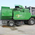 Self-propelled corn combine picker